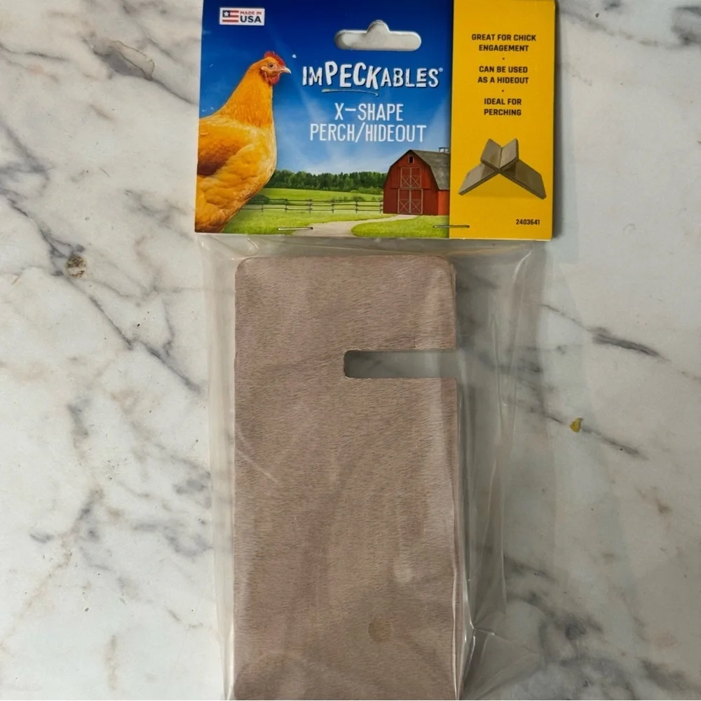 Two Pack Of Baby Chick/Quail X-Shape Perch/Hideout And Seesaw